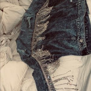 Rinestone handmade jacket